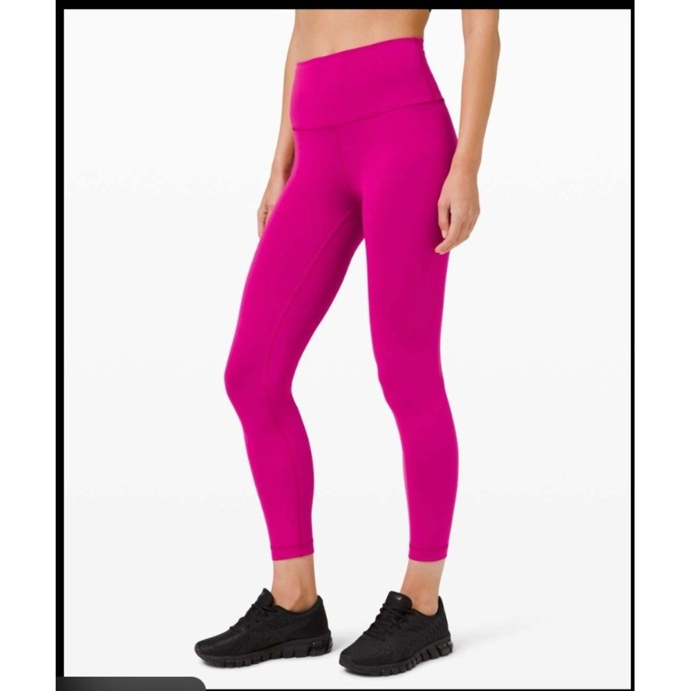 Lululemon Wunder Train HR Tight 25 Pockets Ripened Raspberry 14 NWT